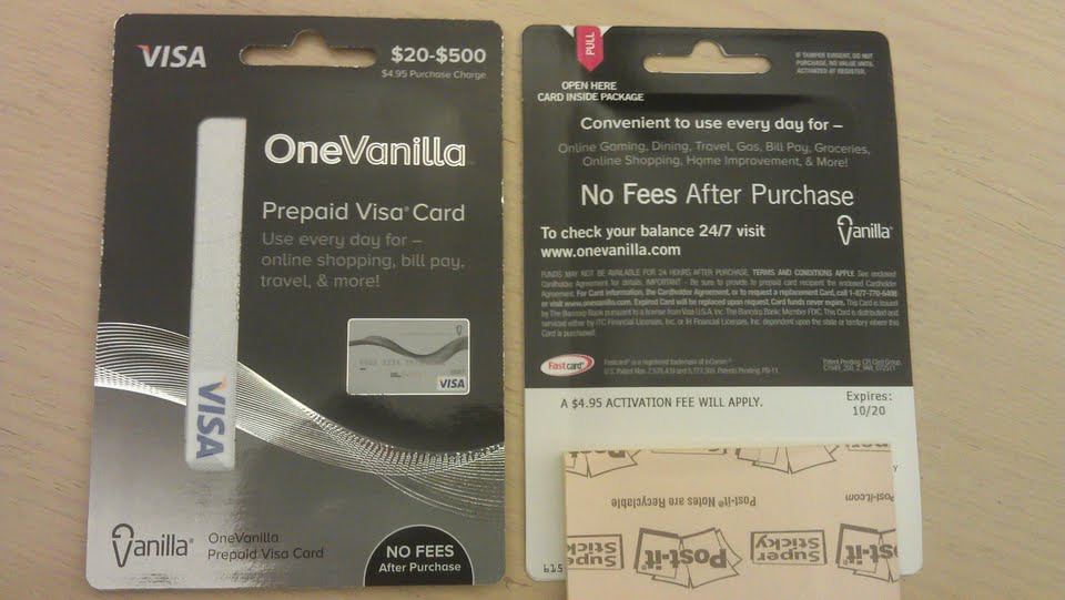 OneVanilla: Register, Login, Activate, And How To Use Vanilla Visa Gift